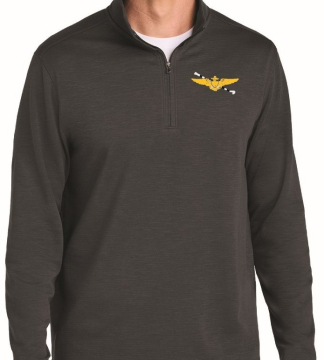 Pullover Pilot 1/4Zip Grey PortAuthority